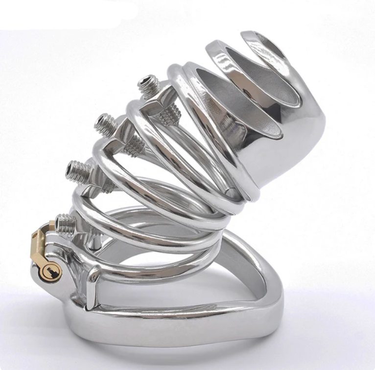 metal spiked chastity cage