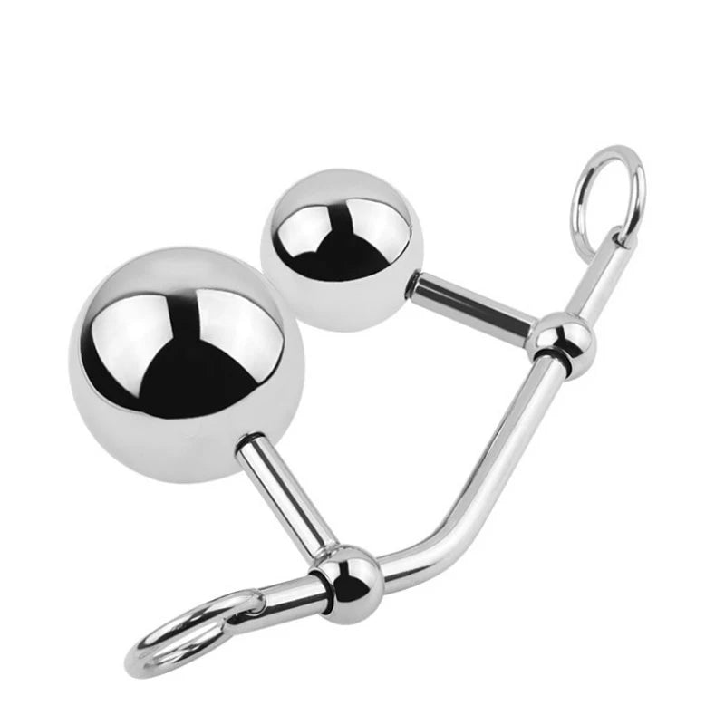 Female Anal and Vagina Double Plug Balls - ChastityBondage