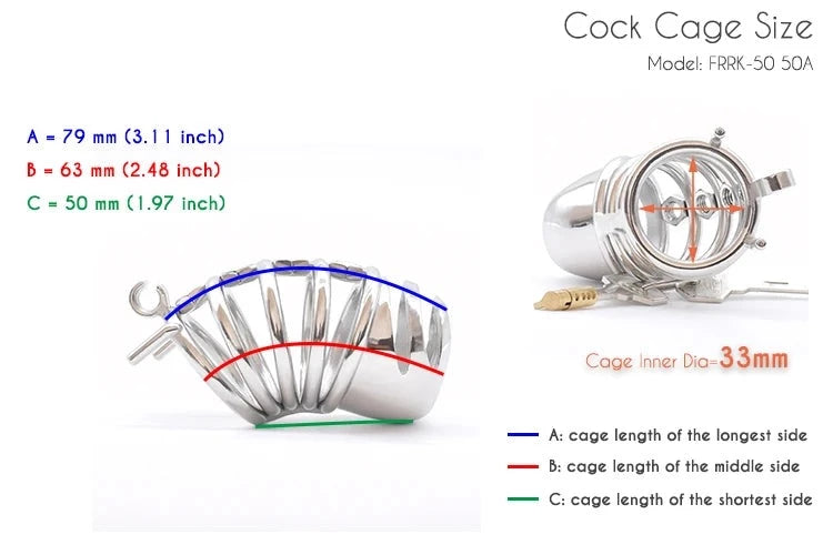 spiked chastity cage