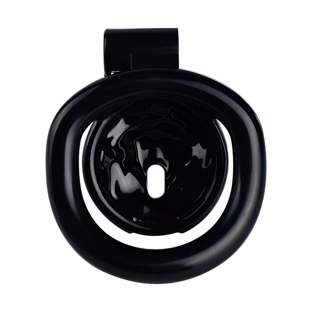 Black Rose Clit Chastity Cage Tiny Flat Cock Cage For Sissy Femboy Ladyboy 3D Printed Male Chastity Device