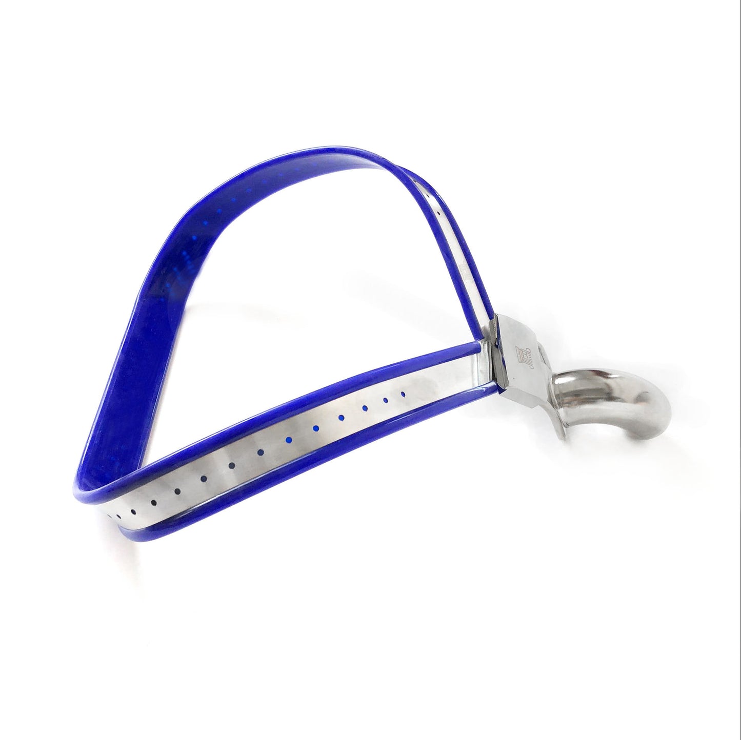 Y-Shape Male Chastity Belt with Full Covered Stainless Steel Cock Cage