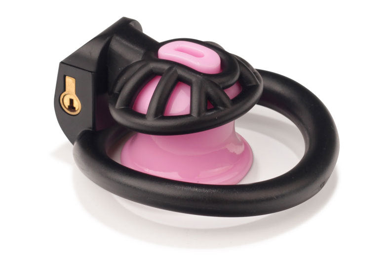 small flat chastity cage