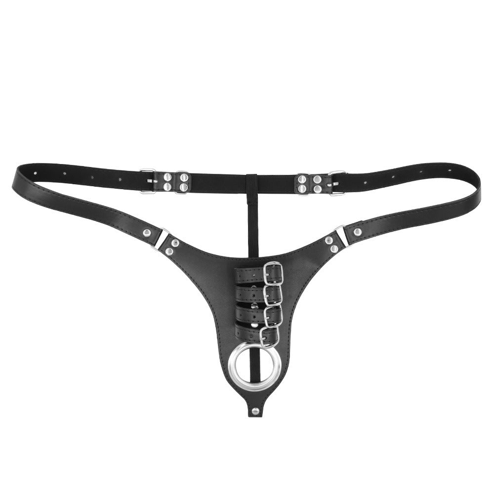 pu male chastity belt