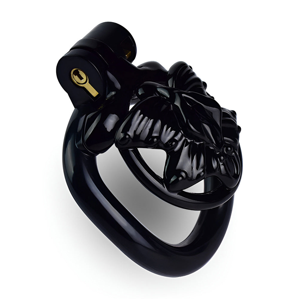 Black/Pink/White Butterfly Clit Chastity Cage Super Small Flat Cock Cage 3D Printed Male Chastity Device For BDSM Play