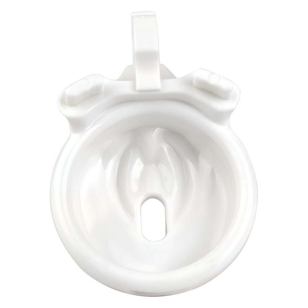 Realistic Pussy Chastity Cage For Sissy Flat CockCage Nude/Pink/Black/White