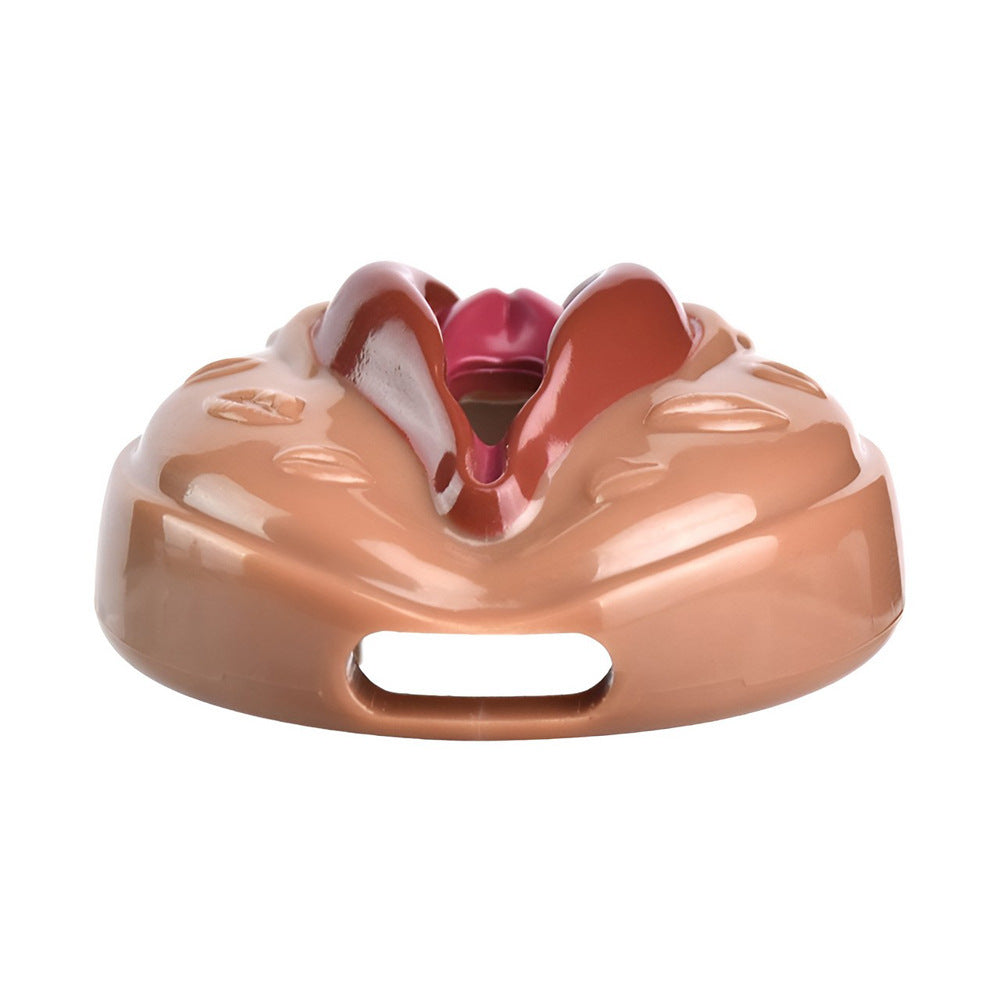 Realistic Pussy Chastity Cage For Sissy Flat CockCage Nude/Pink/Black/White