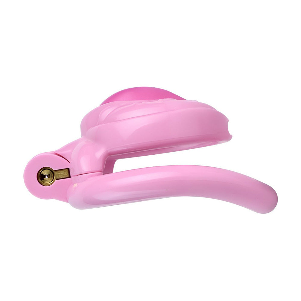 Realistic Pussy Chastity Cage For Sissy Flat CockCage Nude/Pink/Black/White