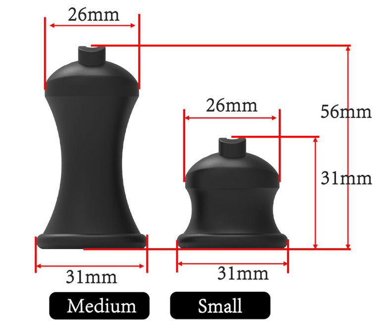 negative chastity cage with detachable plug