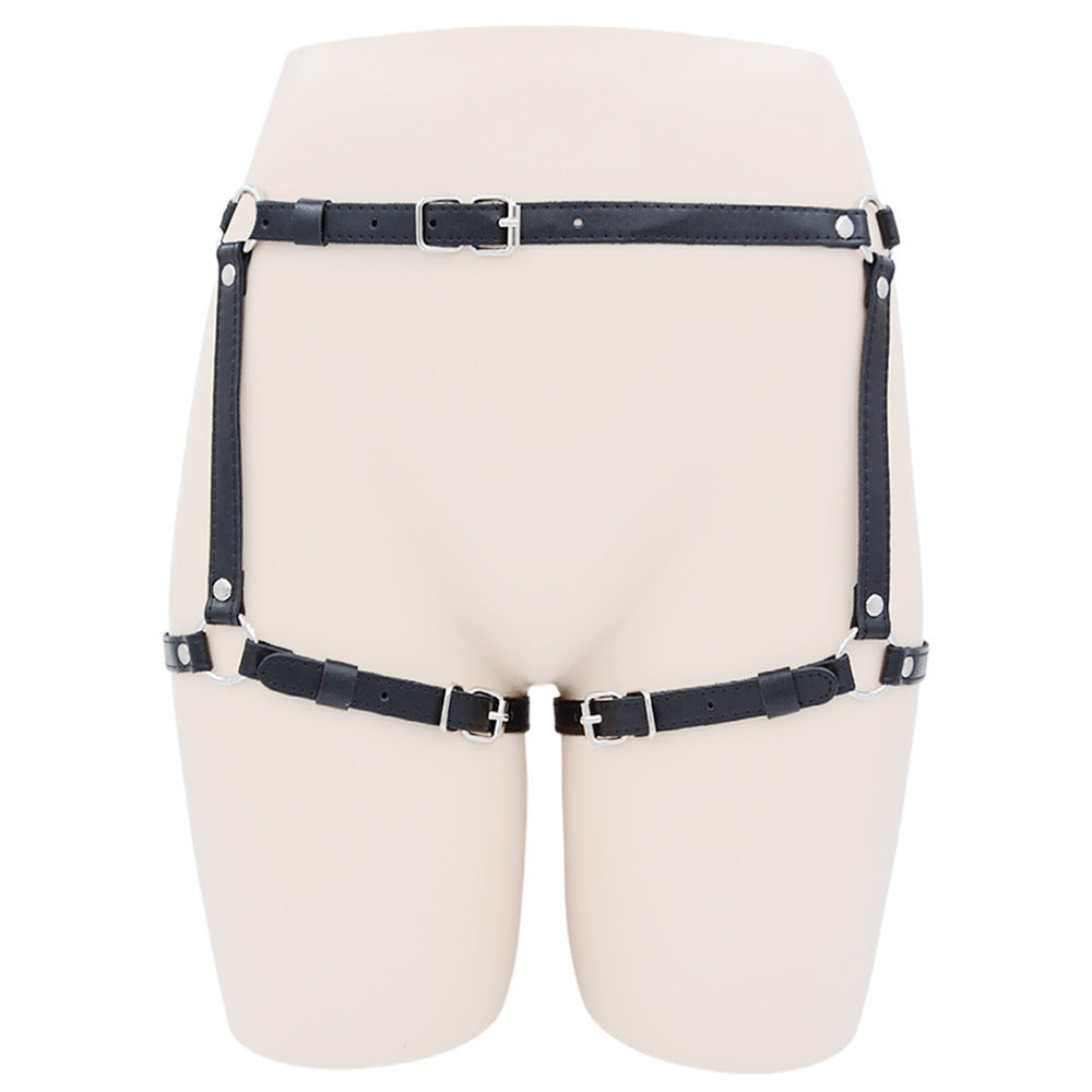 Bondage Lingerie with Handcuffs Harness