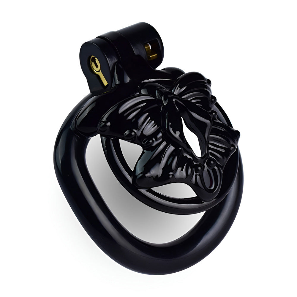 Black/Pink/White Butterfly Clit Chastity Cage Super Small Flat Cock Cage 3D Printed Male Chastity Device For BDSM Play
