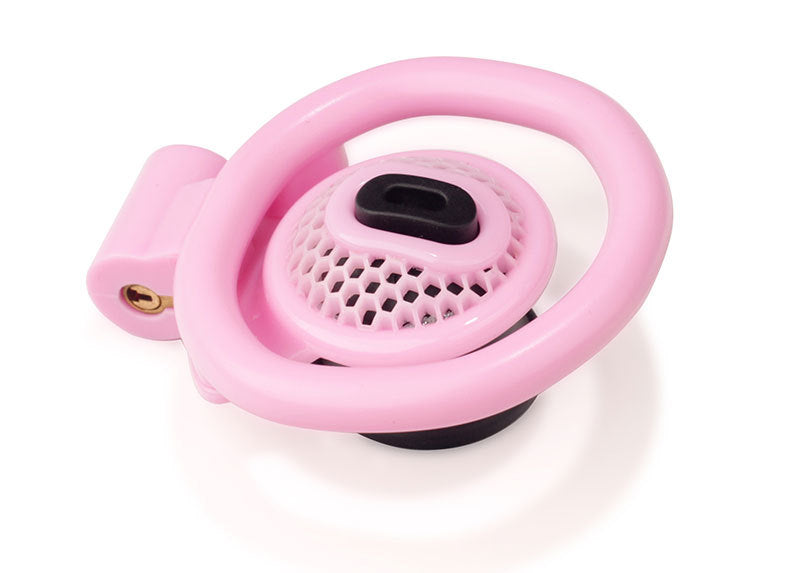 negative chastity cage pink