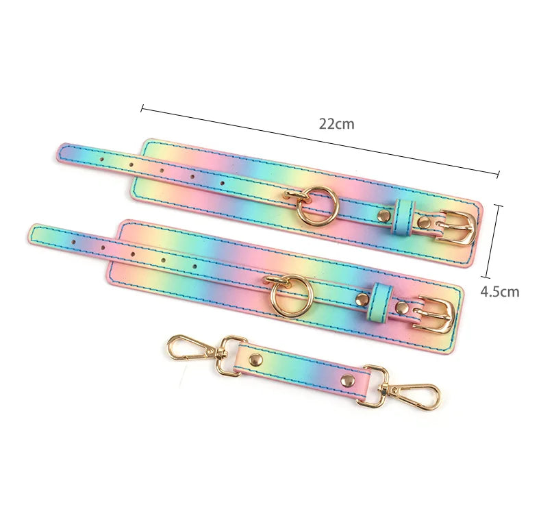 Luxury Rainbow BDSM Bondage Kit - ChastityBondage
