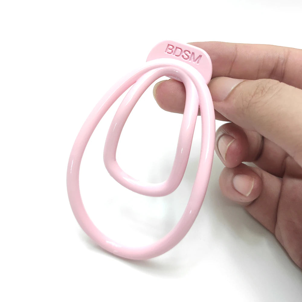 Pink Fufu Clip For Sissy BDSM Chastity Training