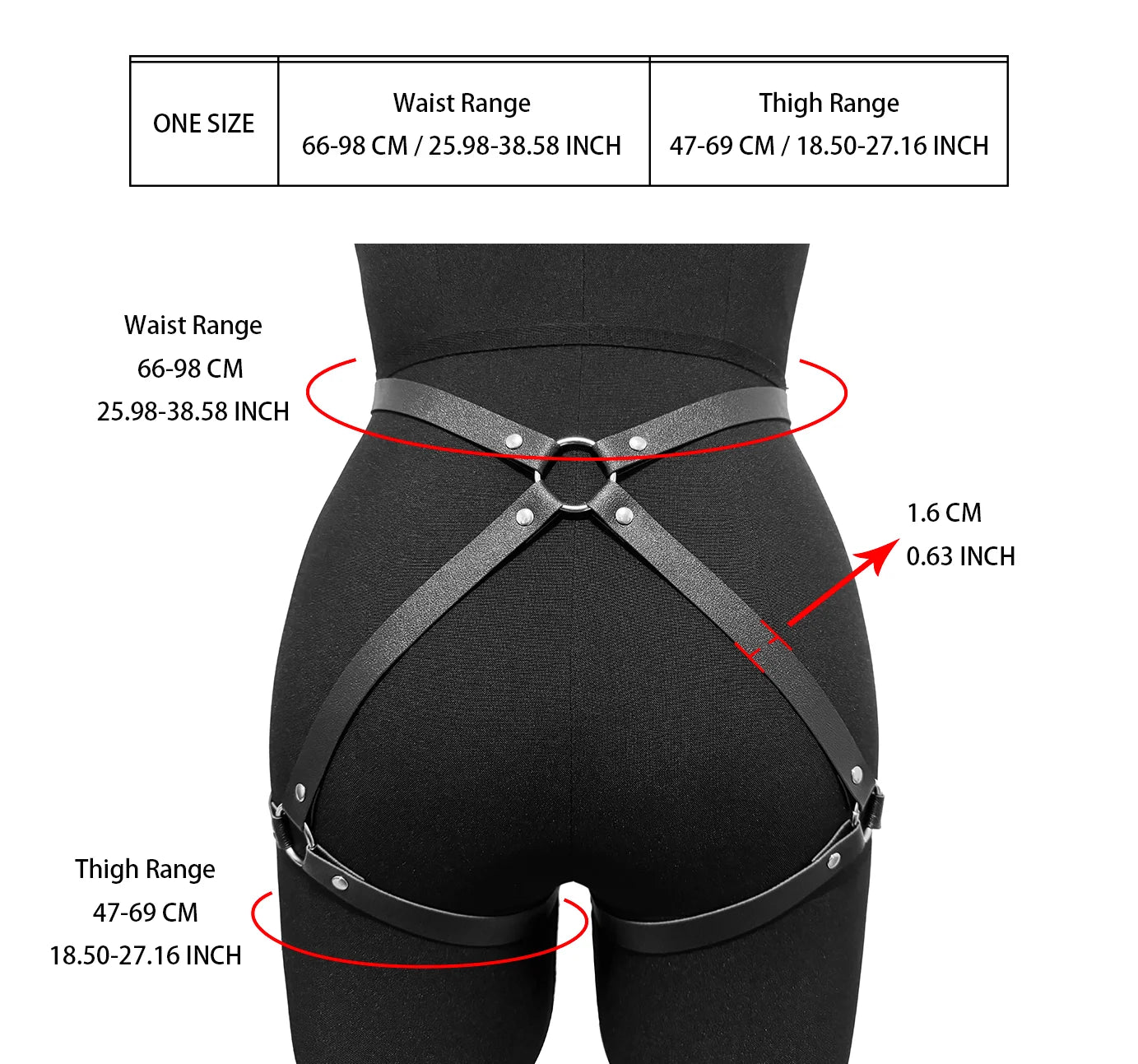 Sexy Body Harness panty Set