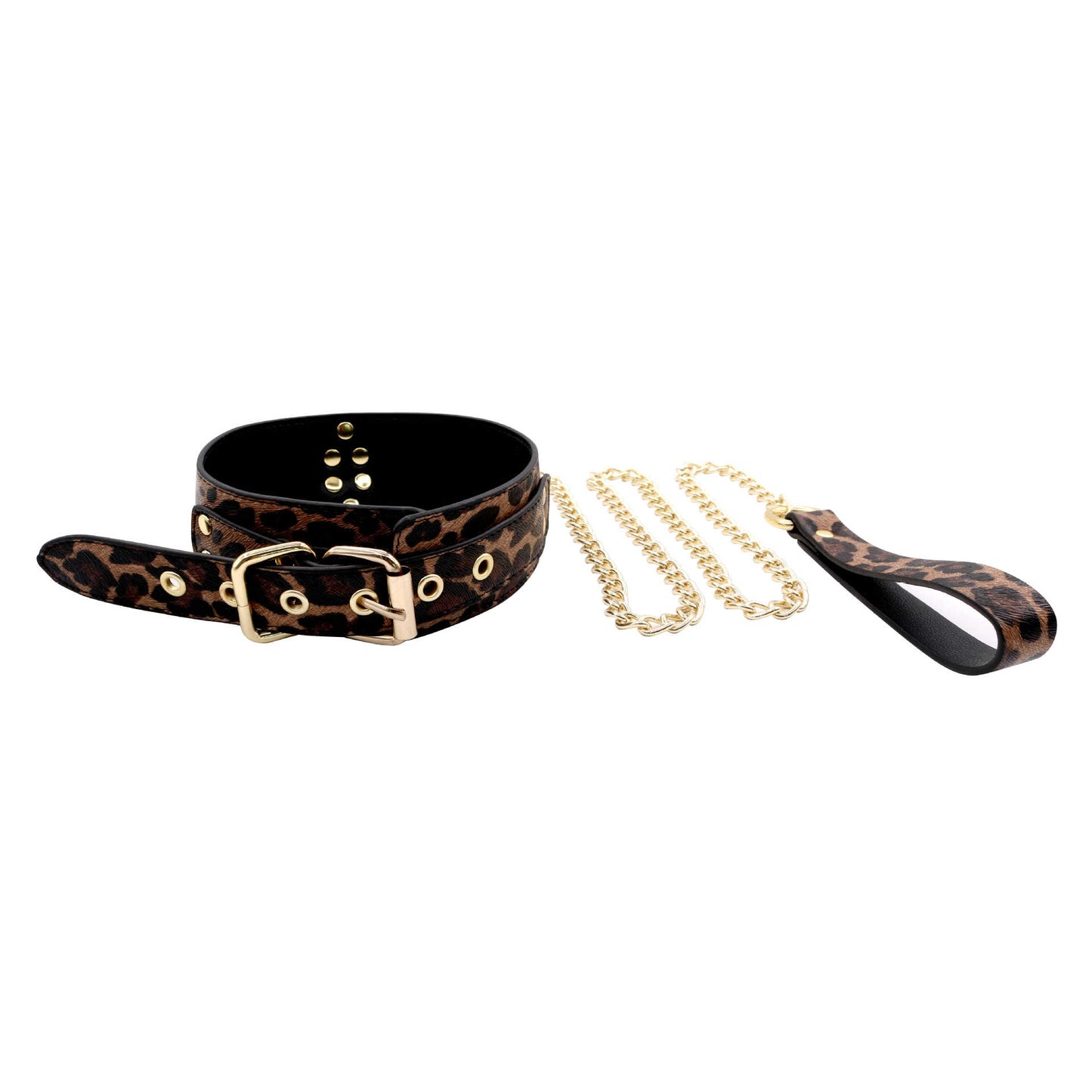 Leopard BDSM Restraints Kit - 7pcs Bondage Gear Set For Beginners | Adult Sex Play - ChastityBondage