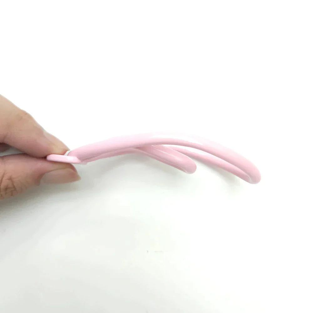 Golden Plastic Fufu Clip For Sissy BDSM Chastity Training - ChastityBondage