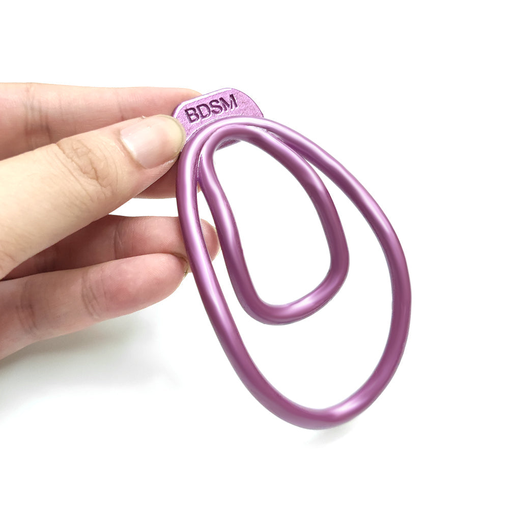 Purple Fufu Clip For Sissy BDSM Chastity Training - ChastityBondage