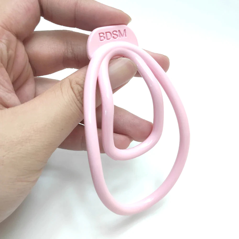 Purple Fufu Clip For Sissy BDSM Chastity Training - ChastityBondage