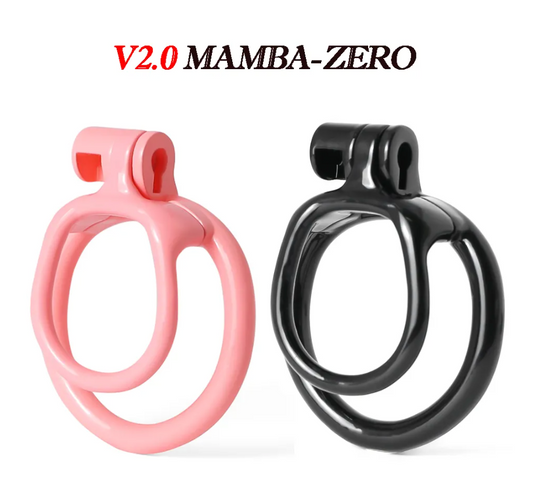 V2 Mamba-ZERO 3D Printed Lightweight Chastity Cage - ChastityBondage