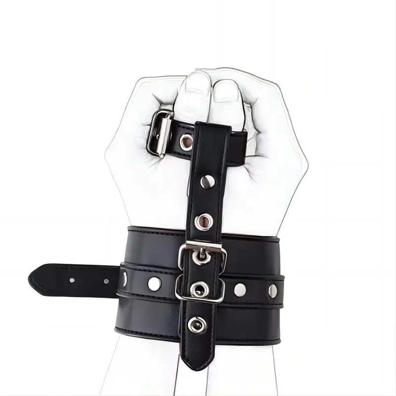 BDSM Bondage Cuffs for Hands or Ankles with Thumb & Toe Restraints