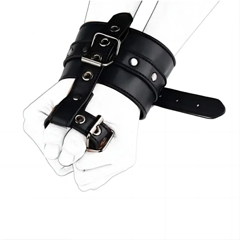BDSM Bondage Cuffs for Hands or Ankles with Thumb & Toe Restraints