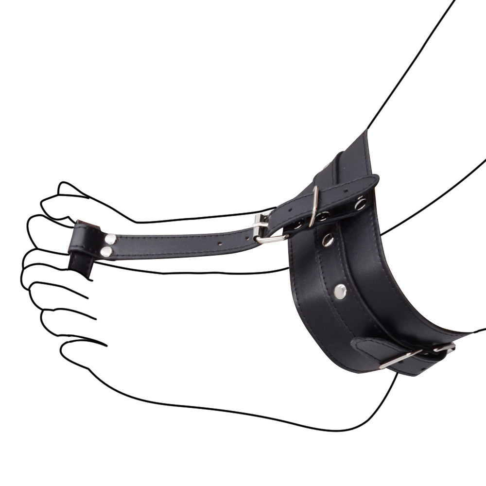 BDSM Bondage Cuffs for Hands or Ankles with Thumb & Toe Restraints