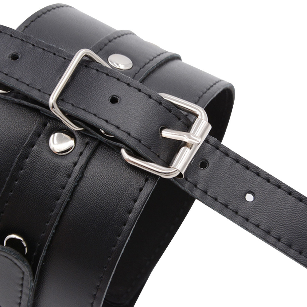 BDSM Bondage Cuffs for Hands or Ankles with Thumb & Toe Restraints