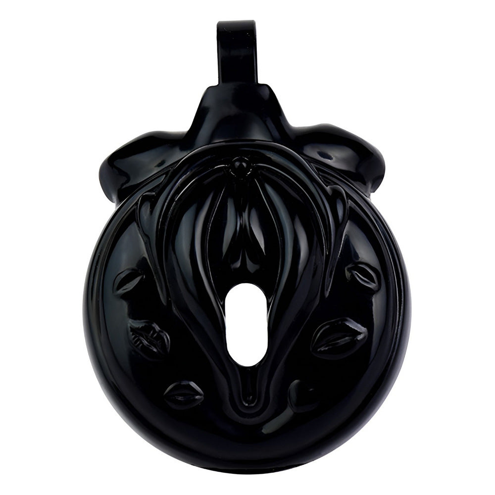 Realistic Pussy Chastity Cage For Sissy Flat CockCage Nude/Pink/Black/White