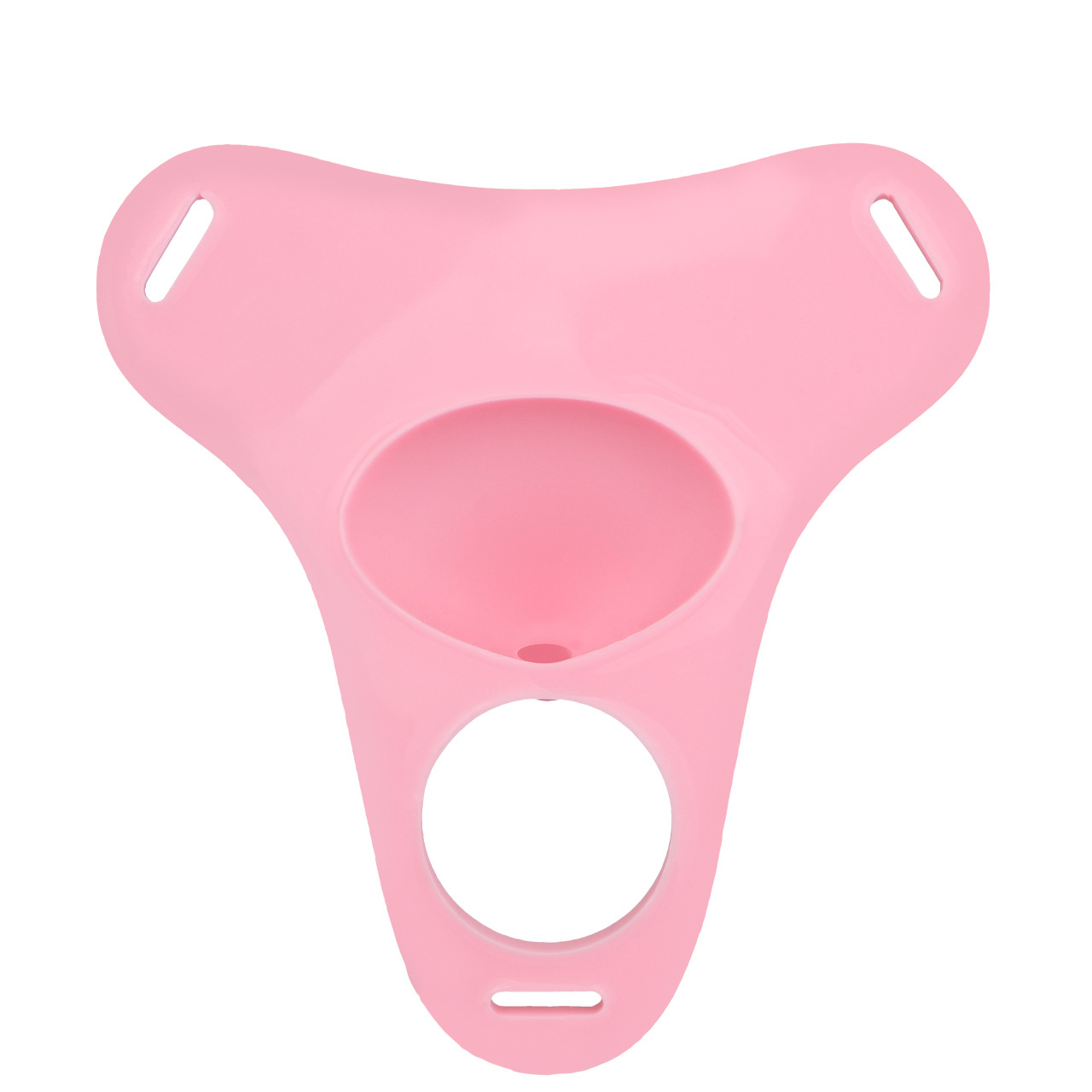 Pink Silicone Seashell Sissy Chastity Cage โ Cute Cock Cover Belt
