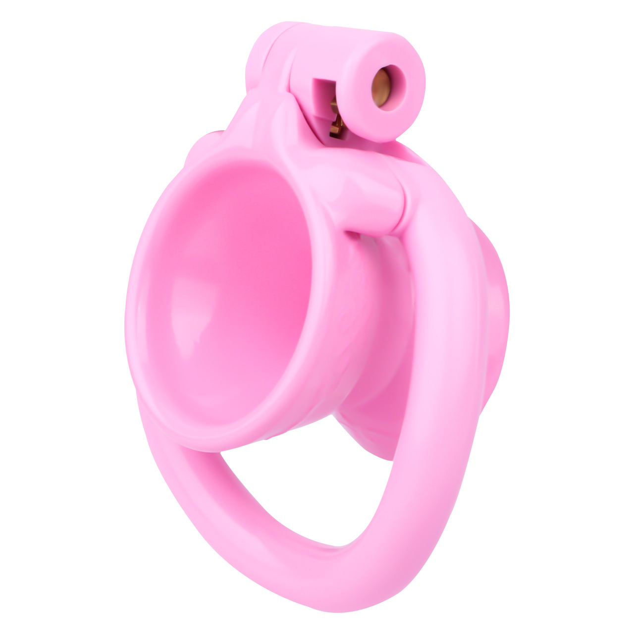 Resin Inverted Chastity Cage Easy-Flow Pee Hole Negative Cock Lock BDSM Device