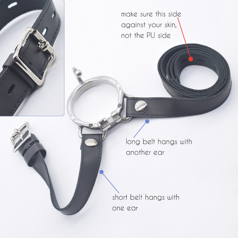 Sissy Butterfly Inverted Chastity Cage with PU Belt and Silicone Catheter Metal Small Negative Cock Cage