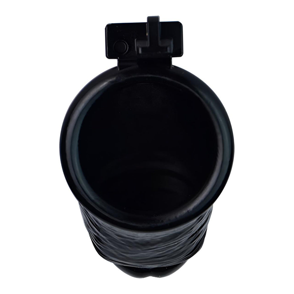 3D Printed Realistic Black Cock Cage Penis Sleeve Resin Chastity Cage