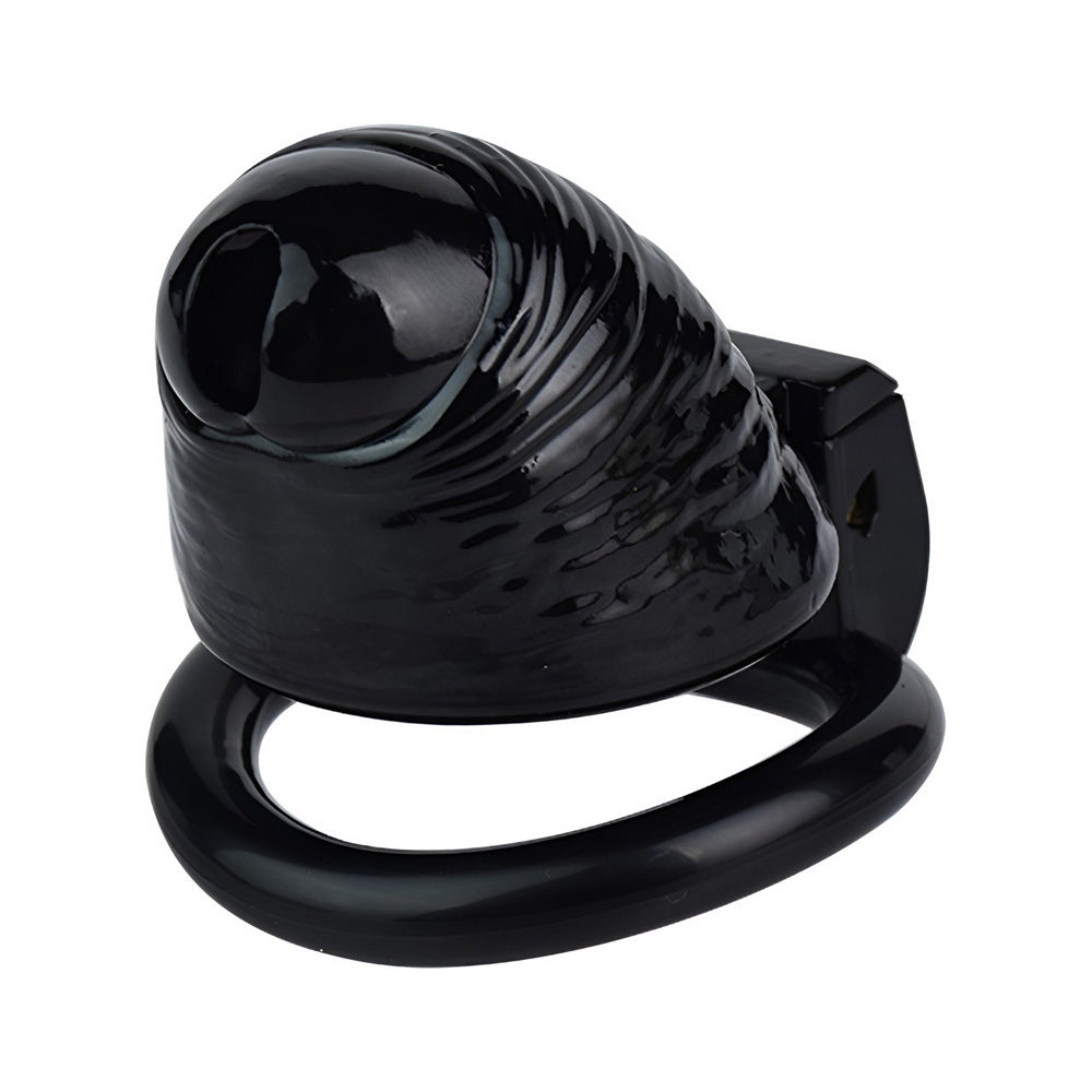 3D Printed Realistic Black Cock Cage Penis Sleeve Resin Chastity Cage