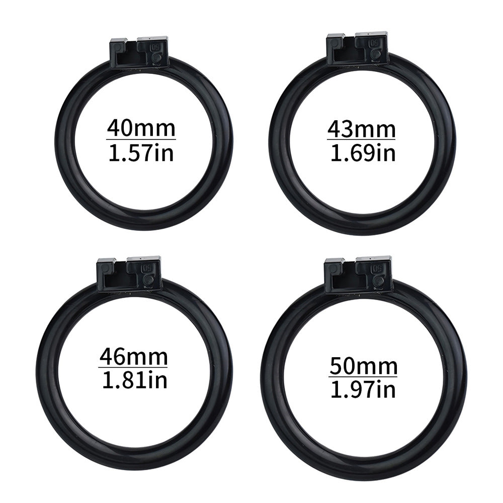 black resin penis rings
