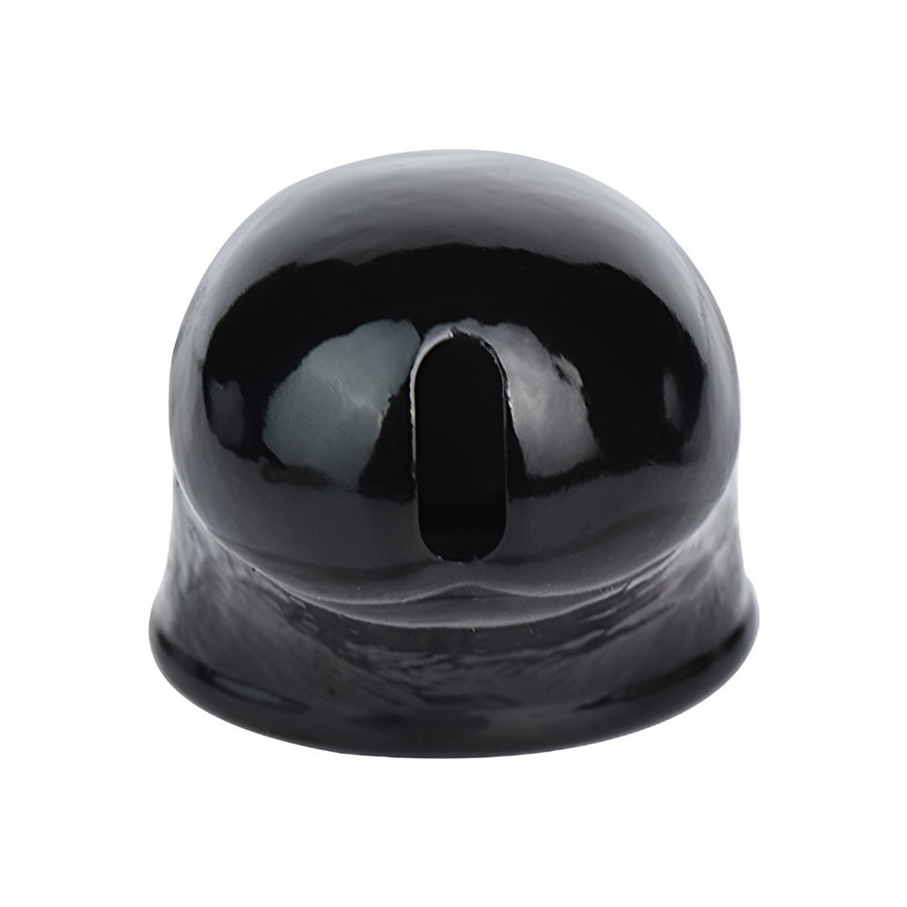 3D Printed Realistic Black Cock Cage Penis Sleeve Resin Chastity Cage