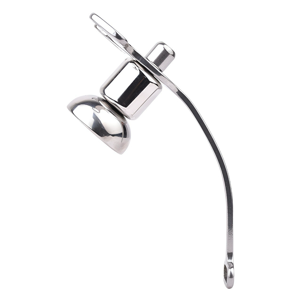 Micro Inverted Chastity Cage Belt with Realistic Silicone Dildo Negative Penis Cage