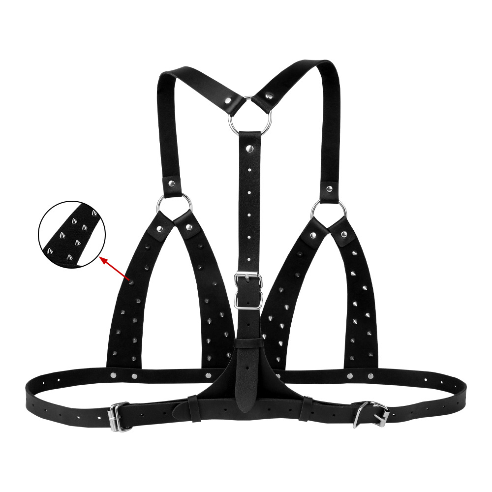 Spiked Adjustable Bondage Bra for BDSM Play Hardcore Fetish Kink Gear Sexy Lingerie for Women