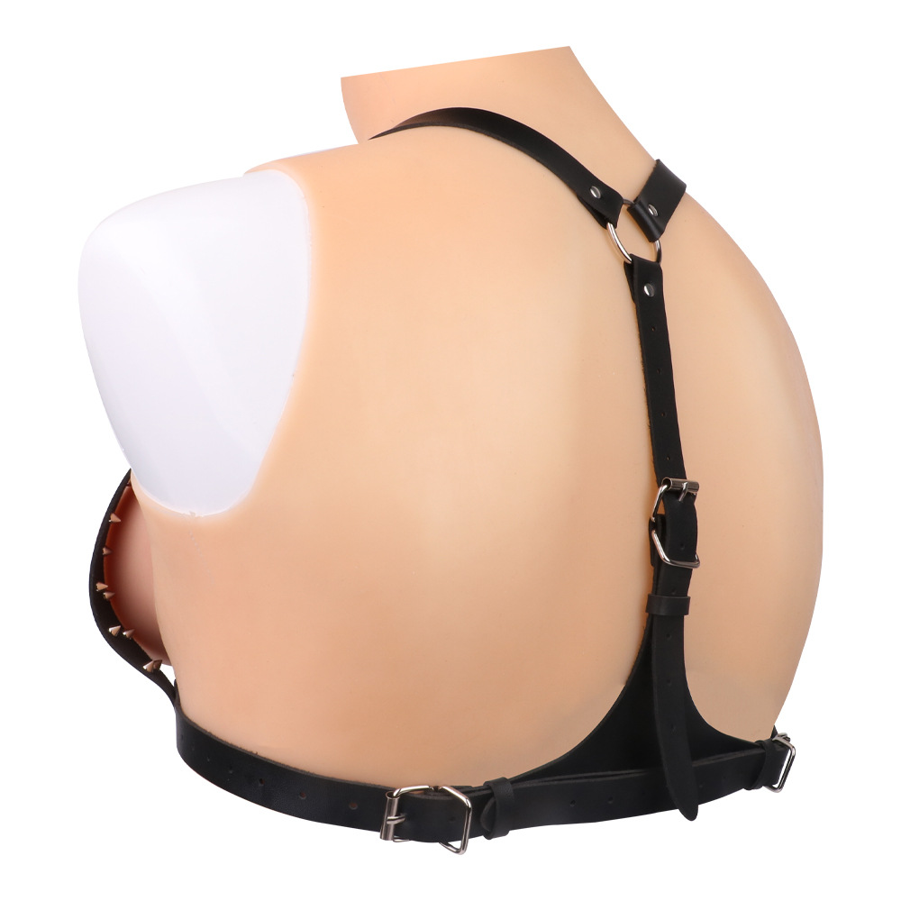 Spiked Adjustable Bondage Bra for BDSM Play Hardcore Fetish Kink Gear Sexy Lingerie for Women