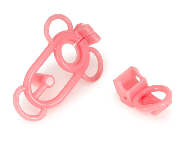 Sissy Inverted Chastity Clip Plastic Chastity Cage for Ladyboys Crossdressers Fufu Clip