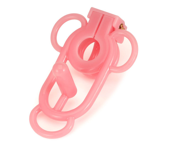 Sissy Inverted Chastity Clip Plastic Chastity Cage for Ladyboys Crossdressers Fufu Clip