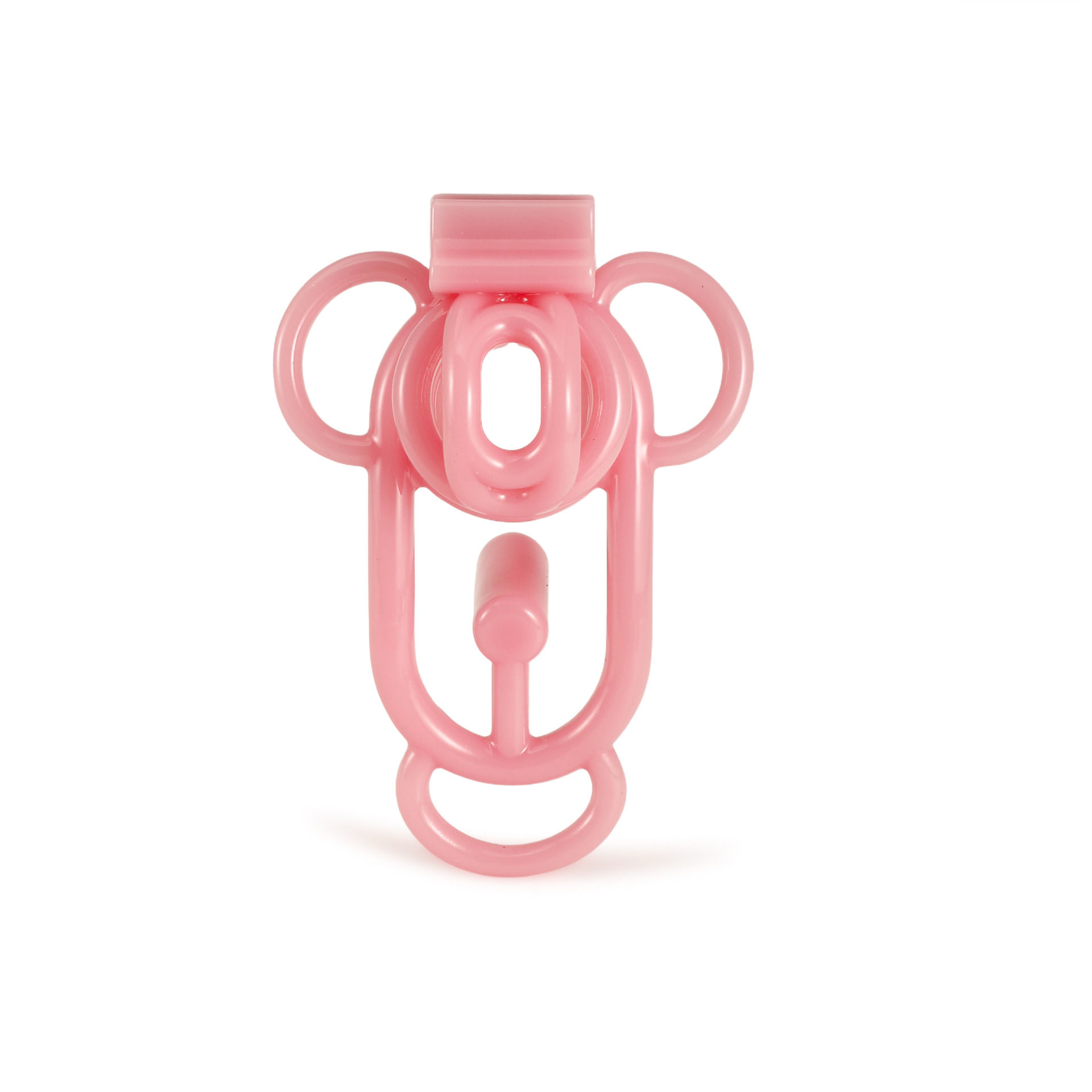 Sissy Inverted Chastity Clip Plastic Chastity Cage for Ladyboys Crossdressers Fufu Clip