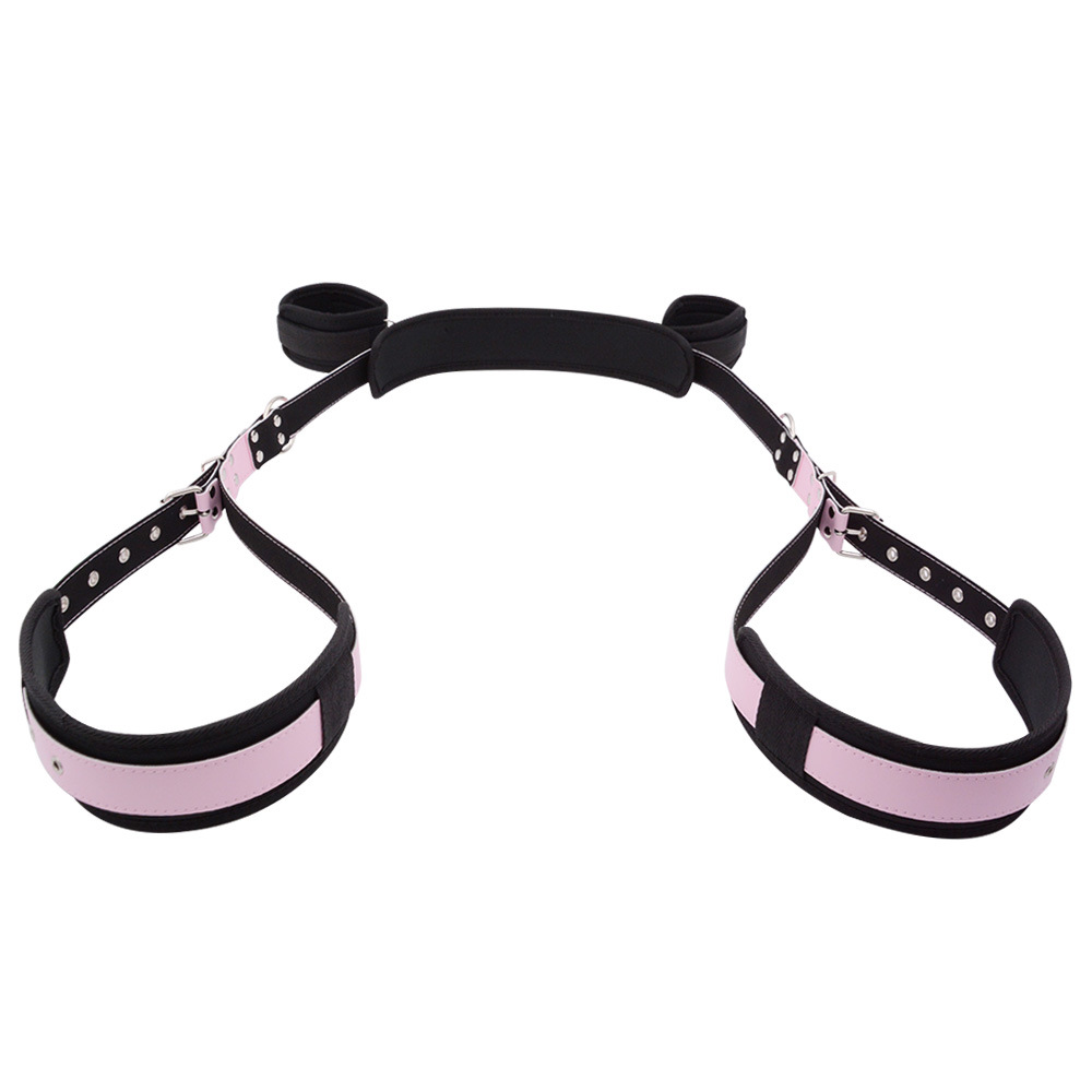 SM Bondage Leg Spreader with Handcuffs – Restraint & BDSM Training Gear for Women
