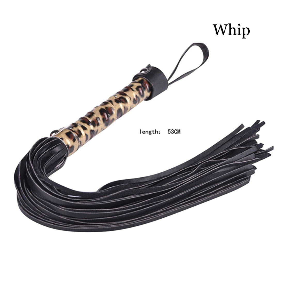 10 Pcs Leopard Leather Bondage Kit for BDSM Restraints and Slave training - ChastityBondage