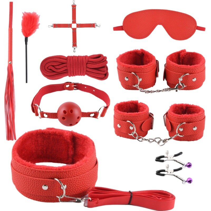 Red Bondage Kit - Bondage Rope Set