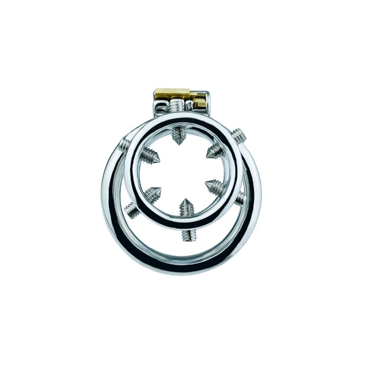 Metal Spiked Chastity Cage