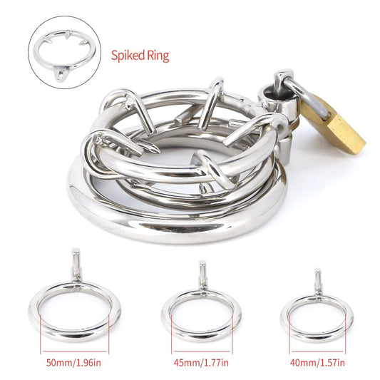 spiked chastity cage