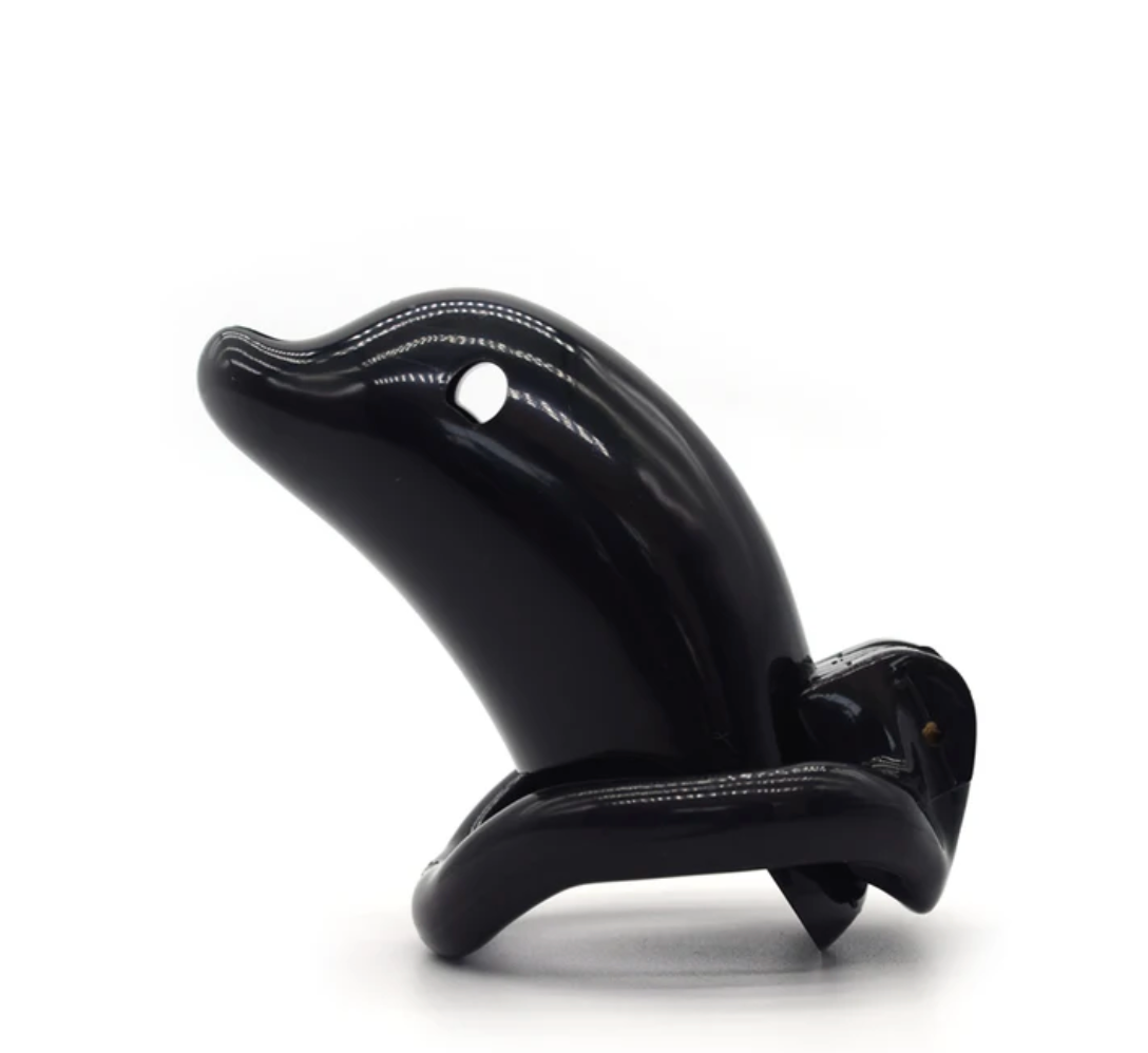 Dolphin Plastic Chastity Cage For Men