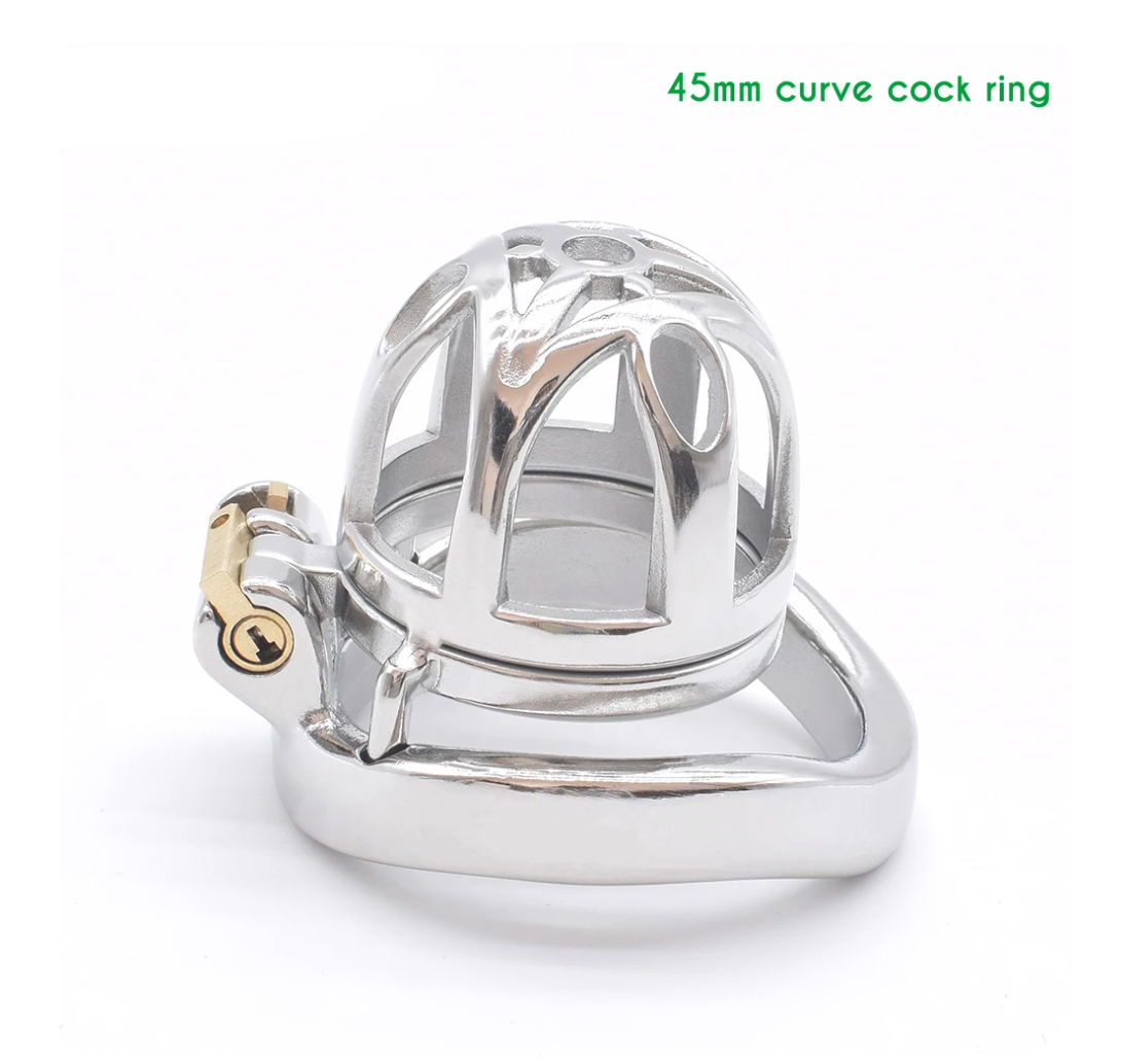 Metal Cobra Chastity Cage