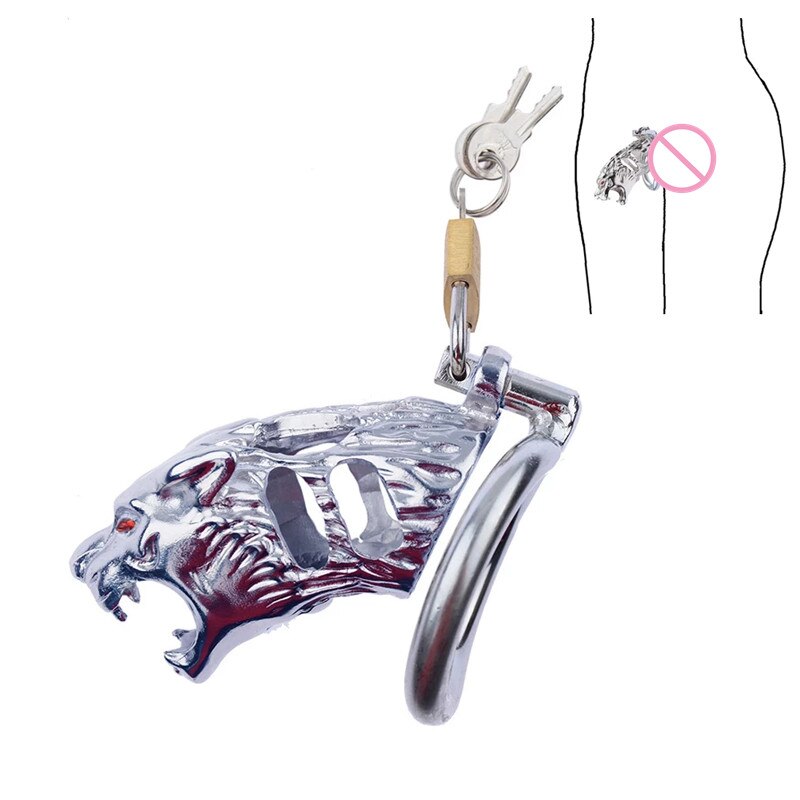 tiger cock cage with penis ring