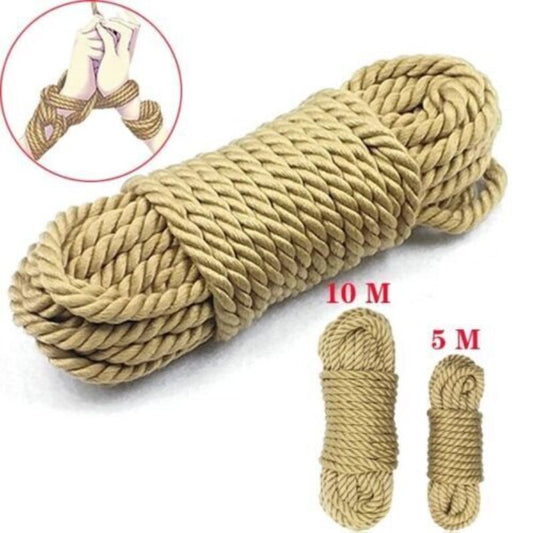 5M&10M Soft Cotton Rope For BDSM Restraint and Body Harness Binding - ChastityBondage